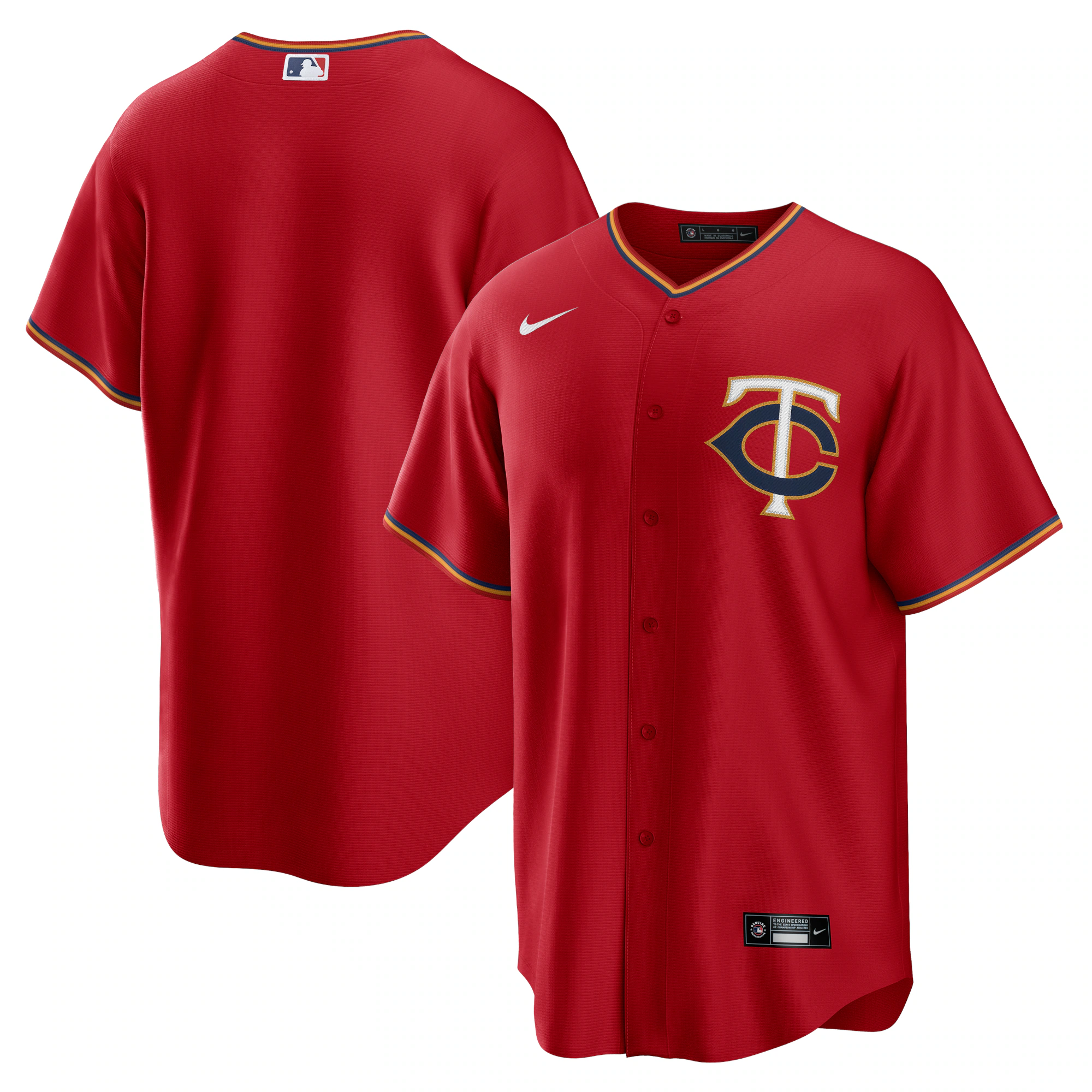 Minnesota Twins Alternate Replica Team Baseball Jersey – Red