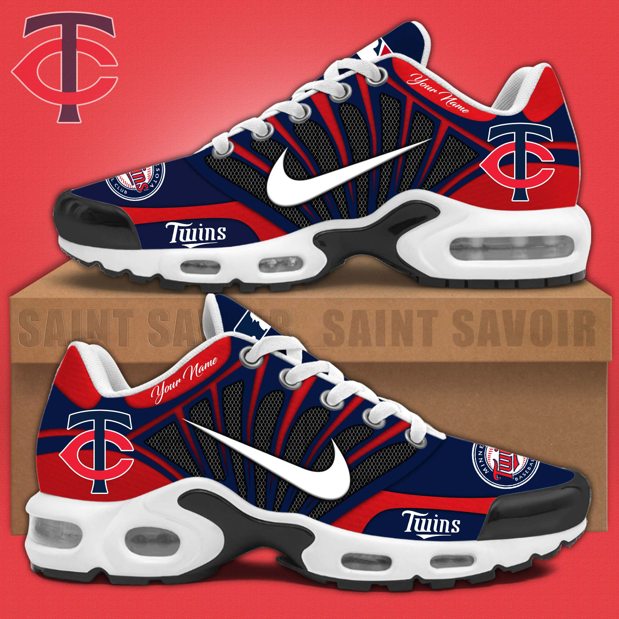 Minnesota Twins Mlb Air Max Plus Shoes Custom Baseball Jersey