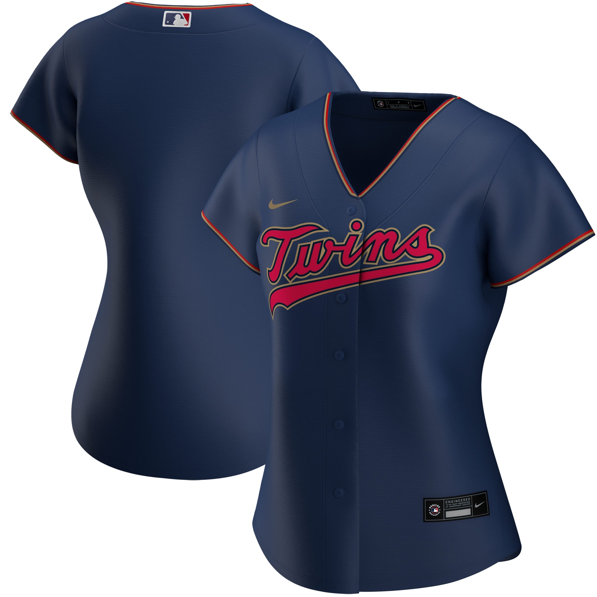 Minnesota Twins Women's Alternate Replica Team Baseball Jersey - Navy