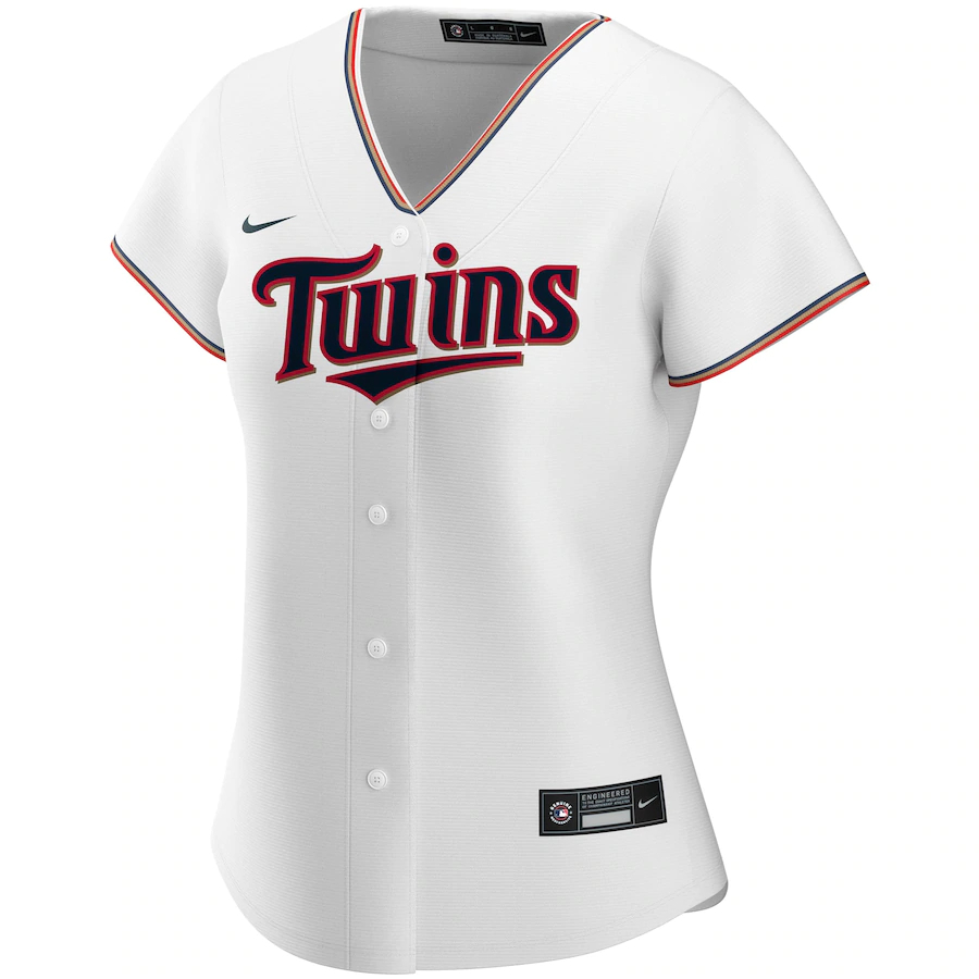 Alternative view of Minnesota Twins Women's Home 2020 Replica Team Baseball Jersey ÃƒÂ¢Ã¢â€šÂ¬Ã¢â‚¬Å“ White
