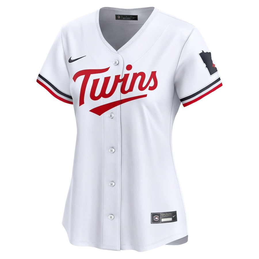 Alternative view of Minnesota Twins Women's Home Limited Baseball Jersey - White 