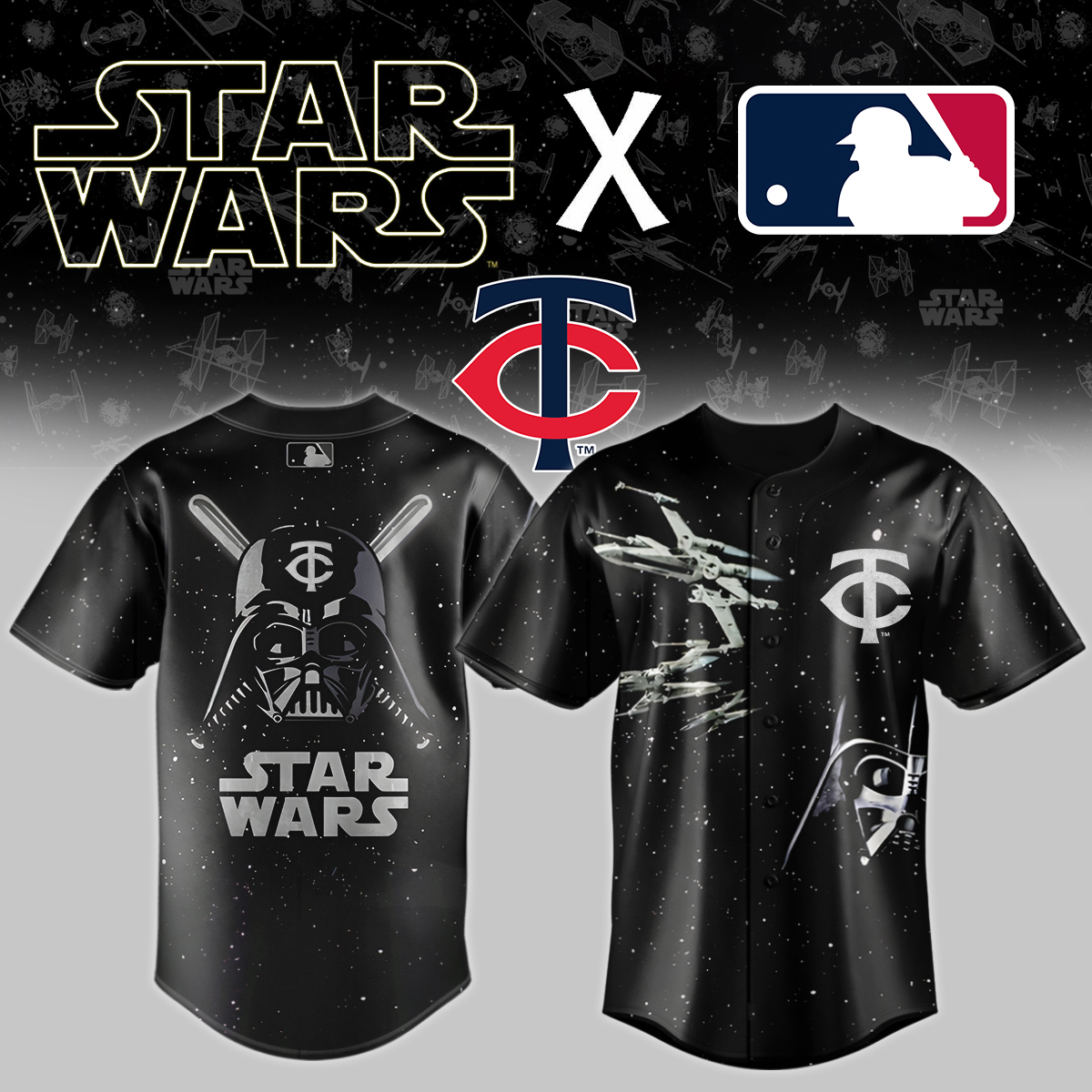 Minnesota Twins X Star Wars Custom Baseball Jersey
