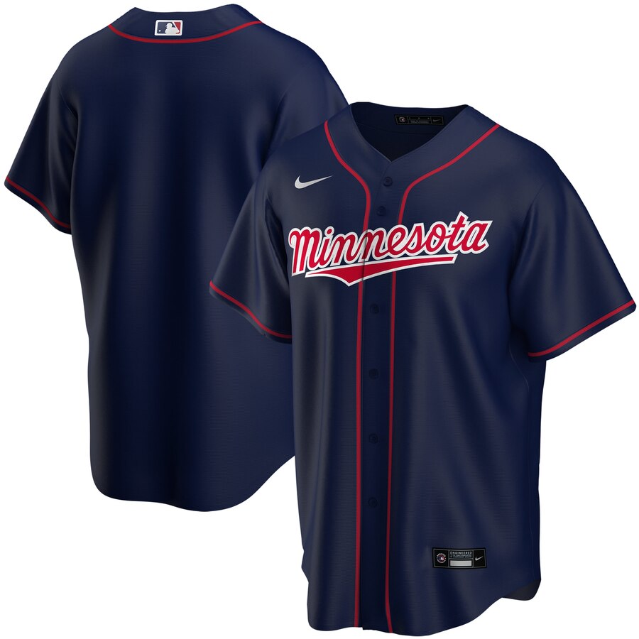 Minnesota Twins Youth Alternate 2020 Replica Team Baseball Jersey - Navy