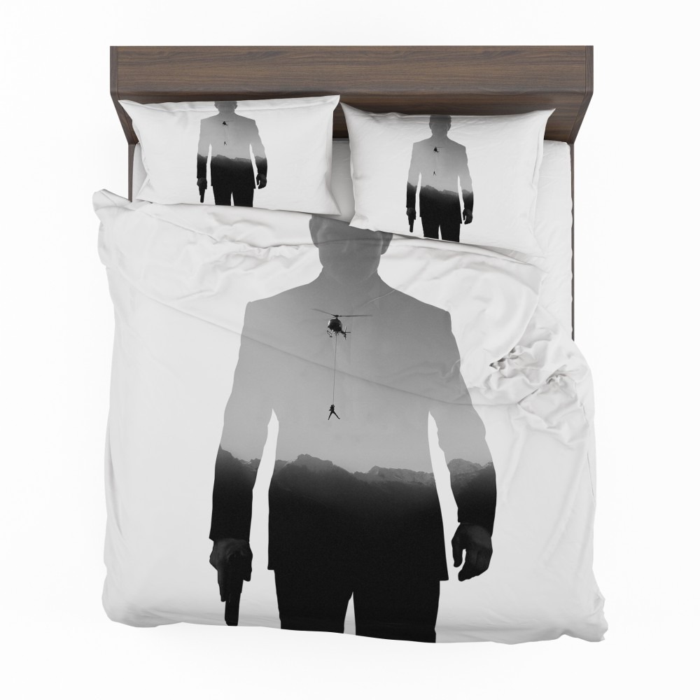 Alternative view of Mission Impossible Fallout Movie Ethan Hunt Tom Cruise Bedding Set - Custom Bedding Set