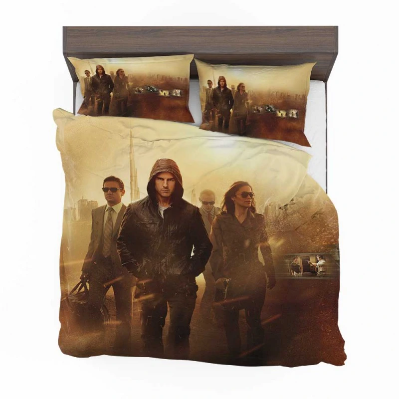 Alternative view of Mission Impossible Ghost Protocol Movie Bedding Set - Custom Bedding Set