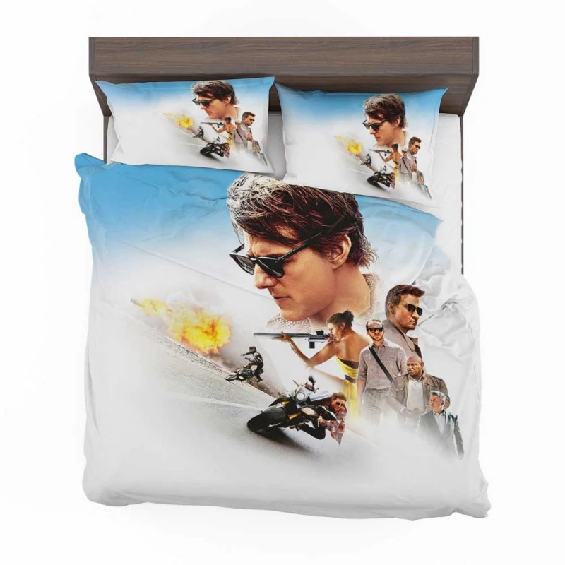 Alternative view of Mission Impossible Rogue Nation Movie Jeremy Renner Bedding Set - Custom Bedding Set