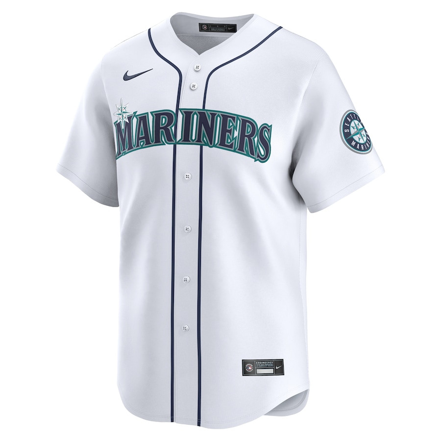 Alternative view of Mitch Garver 18 Seattle Mariners Home Limited Men Baseball Jersey - White 