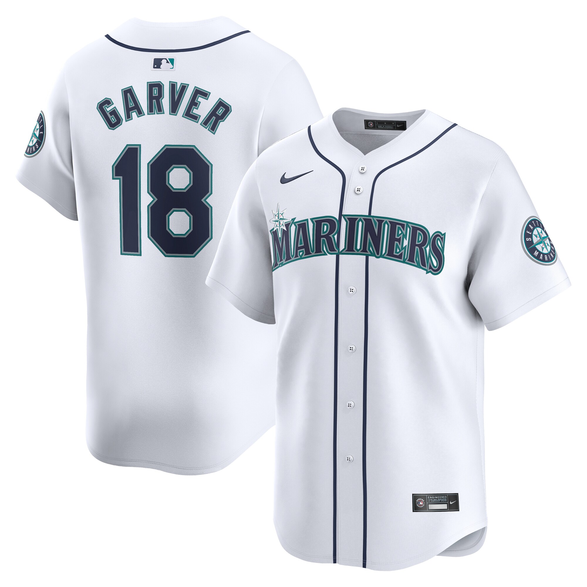 Mitch Garver Seattle Mariners Home Limited Player Baseball JerseyÃƒâ€šÃ‚Â ÃƒÂ¢Ã¢â€šÂ¬Ã¢â‚¬Å“ White