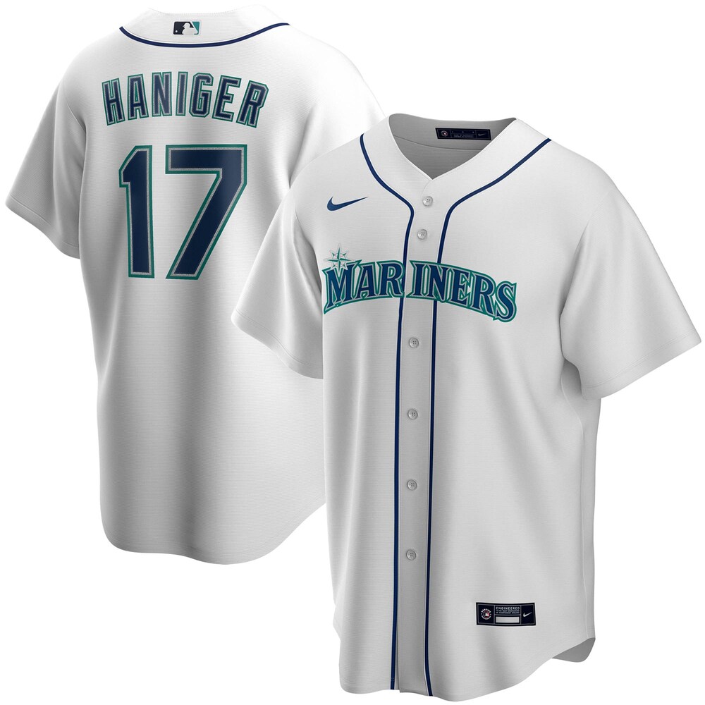 Mitch Haniger Seattle Mariners Home 2020 Player Baseball Jersey - White Color