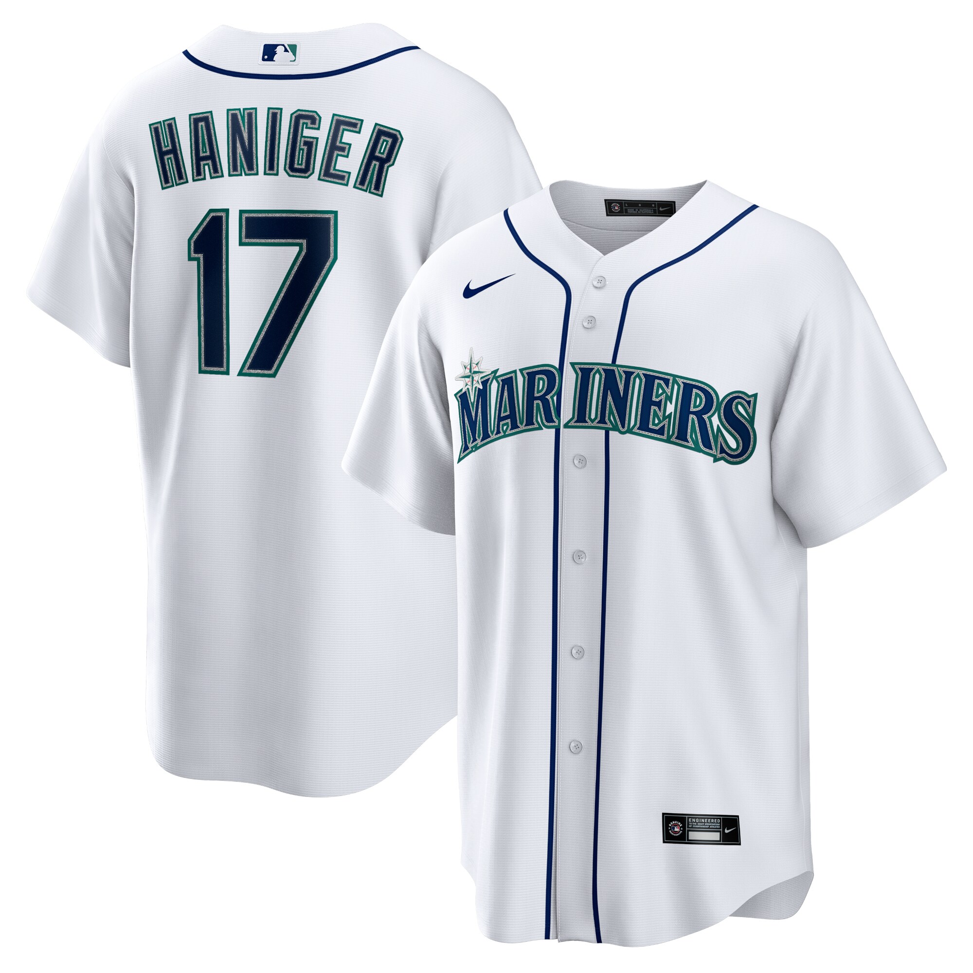 Mitch Haniger Seattle Mariners Home Replica Player Name Baseball Jersey - White