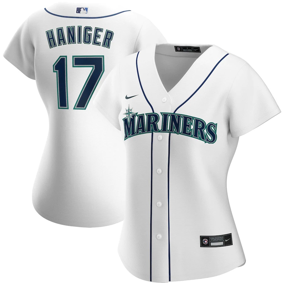 Mitch Haniger Seattle Mariners Women's Home 2020 Replica Player Baseball Jersey ÃƒÂ¢Ã¢â€šÂ¬Ã¢â‚¬Å“ White