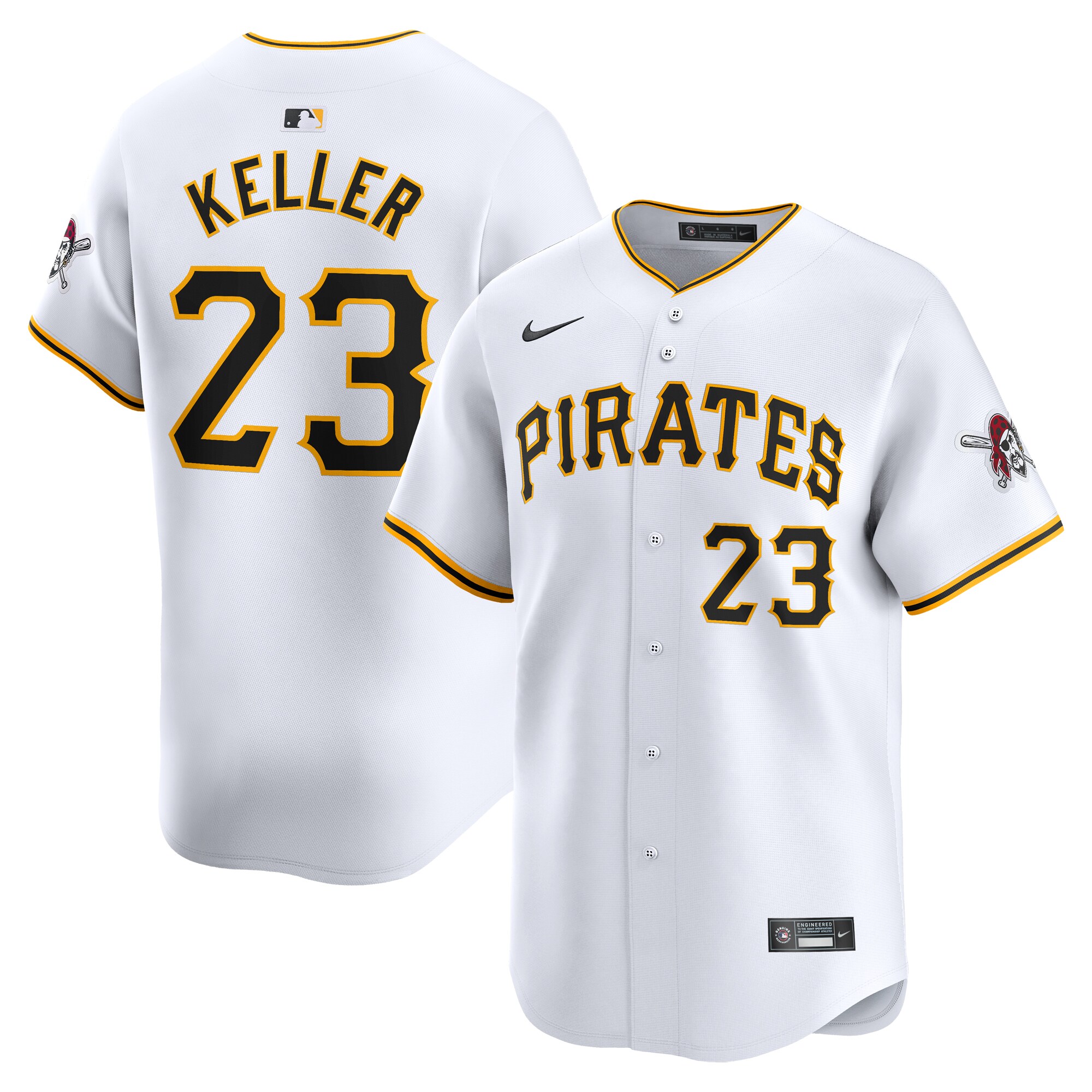 Mitch Keller Pittsburgh Pirates Home Limited Player JerseyÃƒâ€šÃ‚Â ÃƒÂ¢Ã¢â€šÂ¬Ã¢â‚¬Å“ White