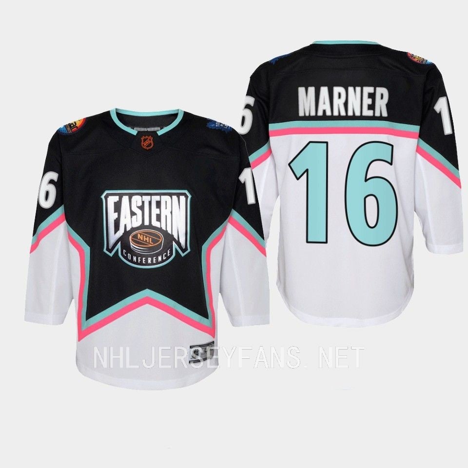 Mitch Marner 16 Toronto Maple Leafs 2023 All-Star Eastern Conference Black - JS409 