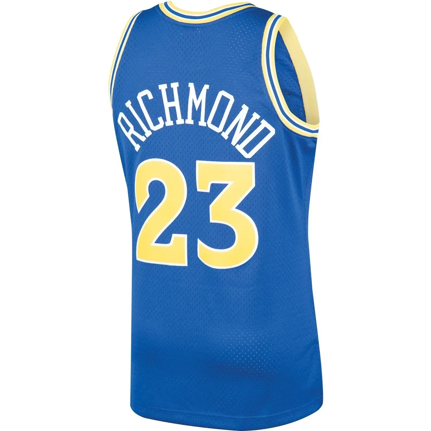 Alternative view of Mitch Richmond Golden State Warriors Mitchell & Ness 1990-91 Hardwood Classics Swingman Player Basketball Jersey - Royal - JS182 