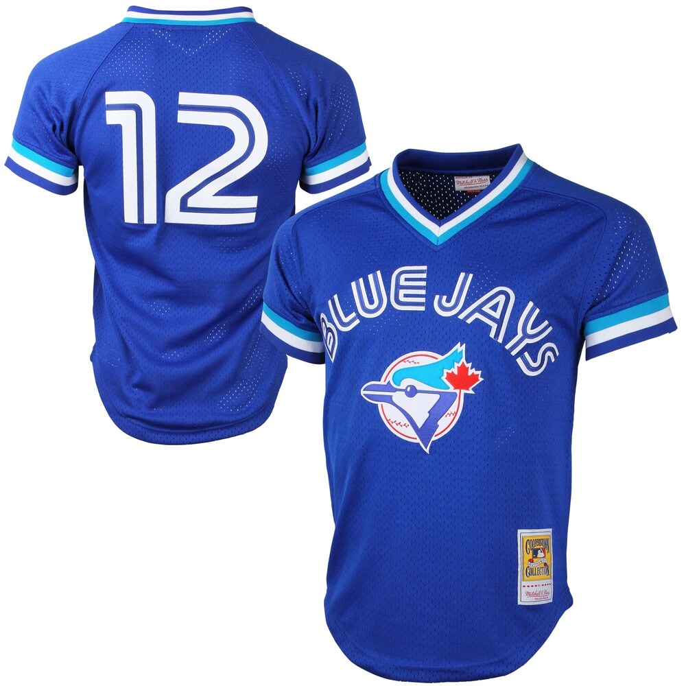 Mitchell & Ness Roberto Alomar Toronto Blue Jays Cooperstown Collection Mesh Batting Practice Baseball Jersey - Royal Blue