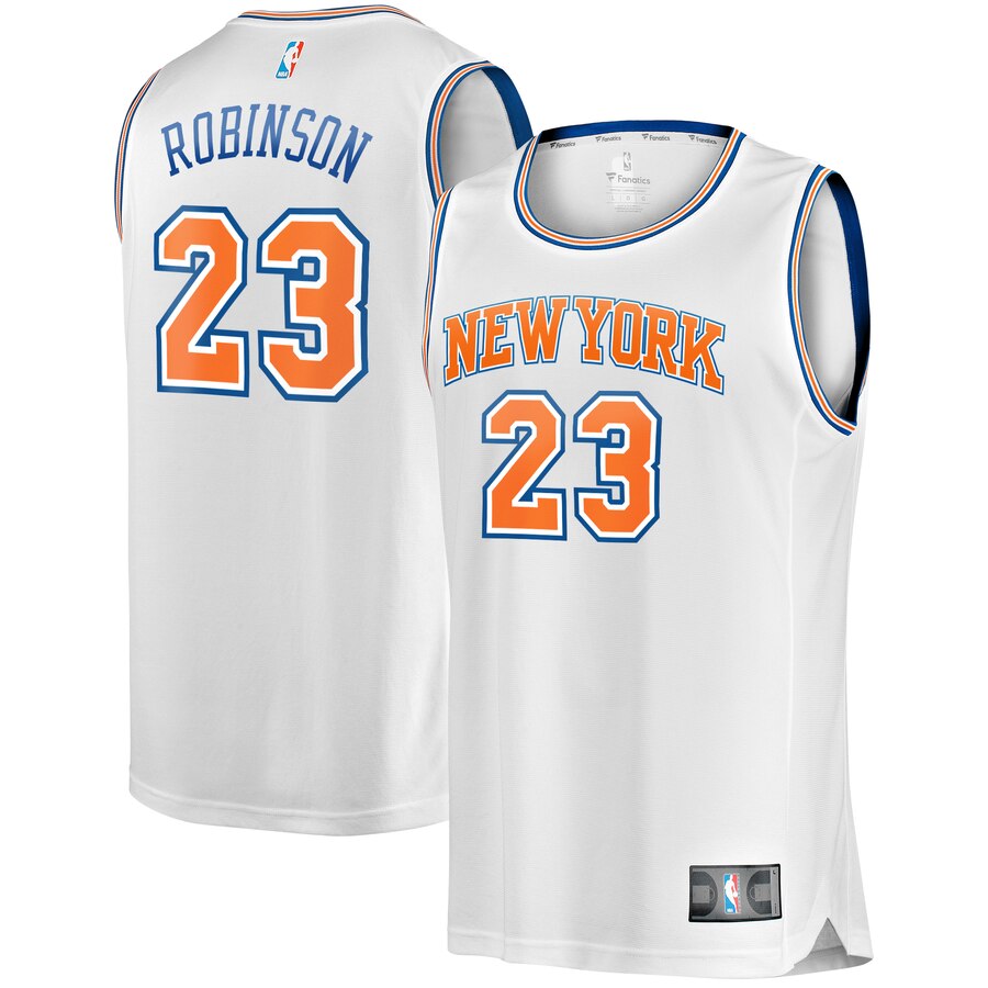 Mitchell Robinson New York Knicks Fanatics Branded Fast Break Player Replica Basketball Jersey - Statement Edition - White