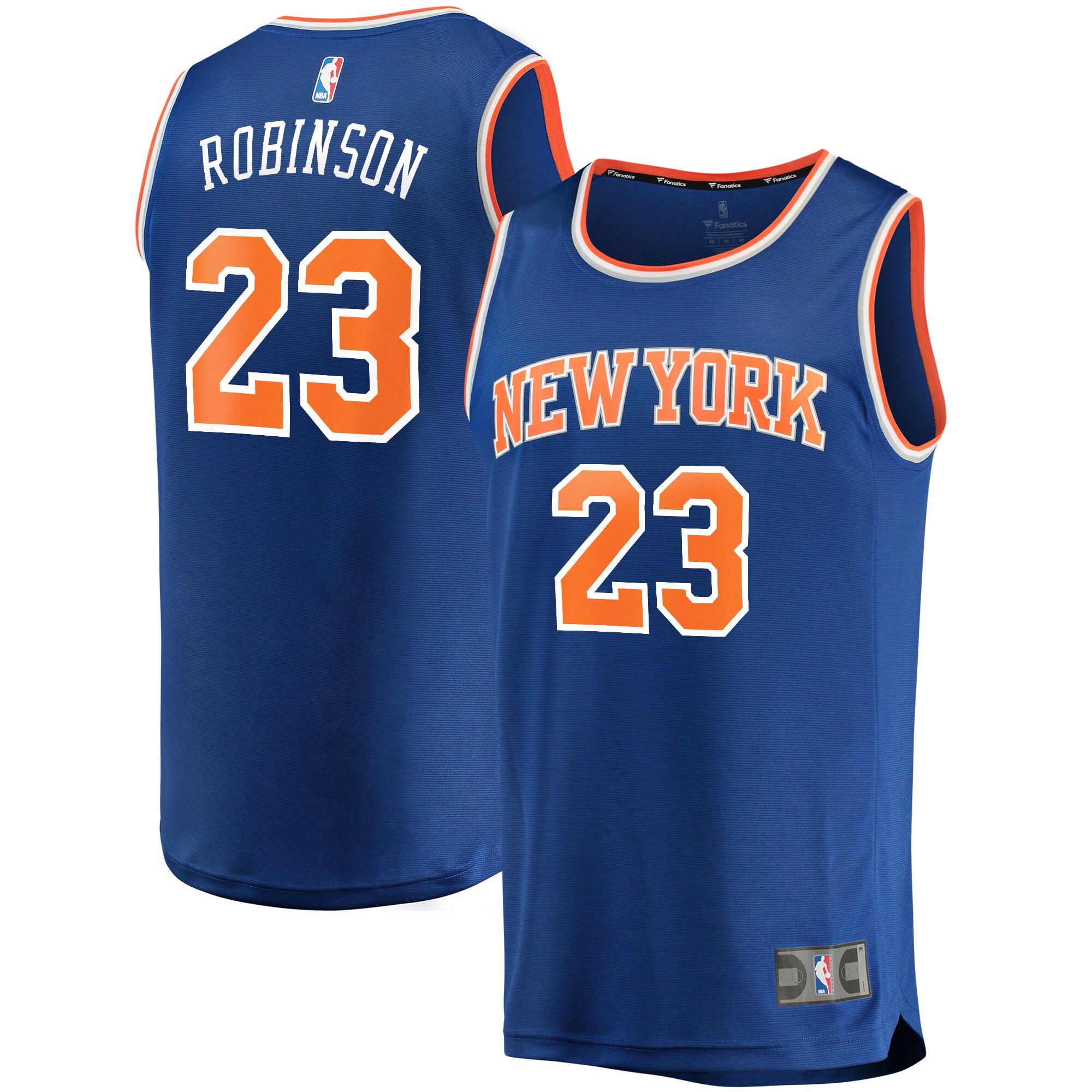 Alternative view of Mitchell Robinson New York Knicks Fanatics Branded Fast Break Replica Player Basketball Jersey – Icon Edition – Royal