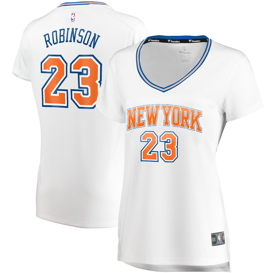 Mitchell Robinson New York Knicks Fanatics Branded Women's Fast Break Player Replica Basketball Jersey - Statement Edition - White