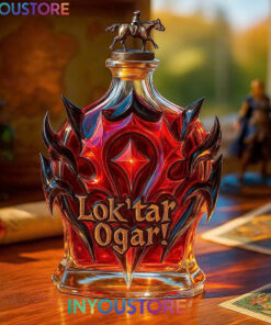 World of Warcraft Lok’tar Ogar Whiskey Bottle