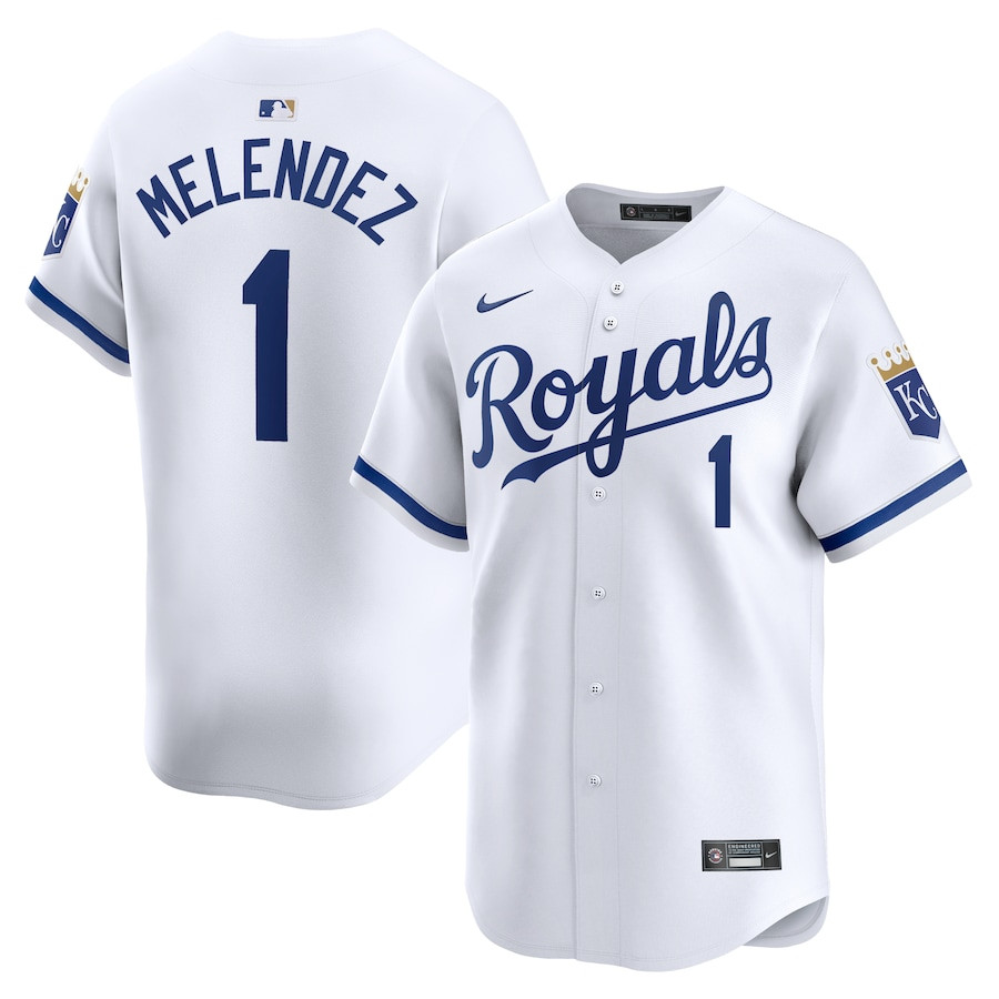 MJ Melendez 1 Kansas City Royals Home Limited Player Men Baseball Jersey - White 