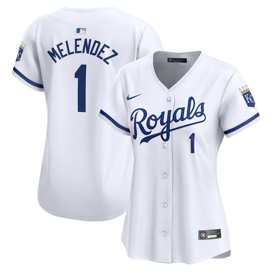 MJ Melendez 1 Kansas City Royals Women Home Limited Player Baseball Jersey - White 