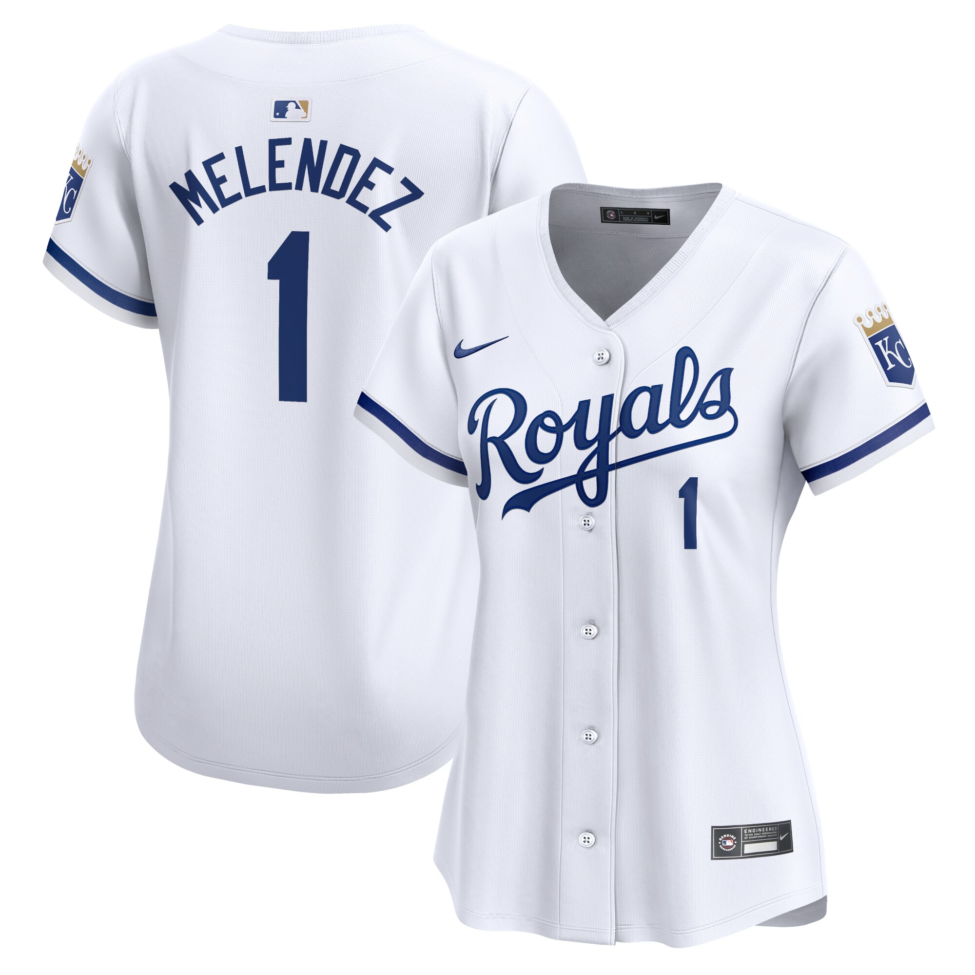 Mj Melendez Kansas City Royals Women's Home Limited Player Baseball Jersey - White