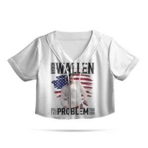 Morgan Wallen Still Problem Tour 2026 Croptop Baseball Jersey