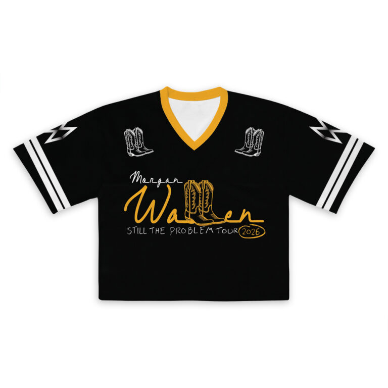 Morgan Wallen Still Problem Tour 2026 Croptop Baseball Jersey, Morgan Wallen Country Music Shirt