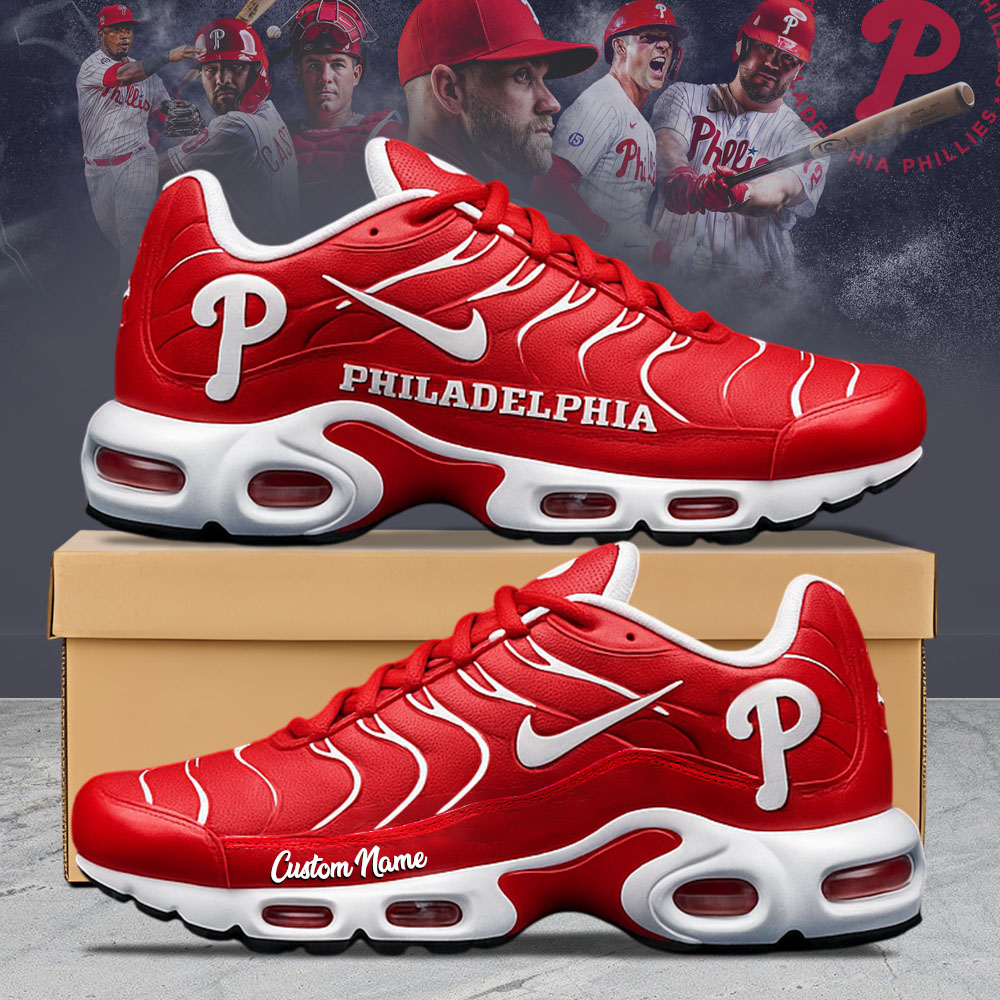 Alternative view of Mlb Philadelphia Phillies Air Max Plus Shoes