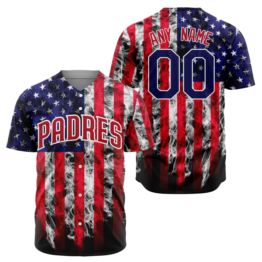 Mlb San Diego Padres Special Independence Day 4th Of July Design