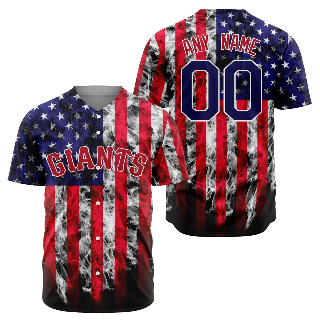 Mlb San Francisco Giants Special Independence Day 4th Of July Design