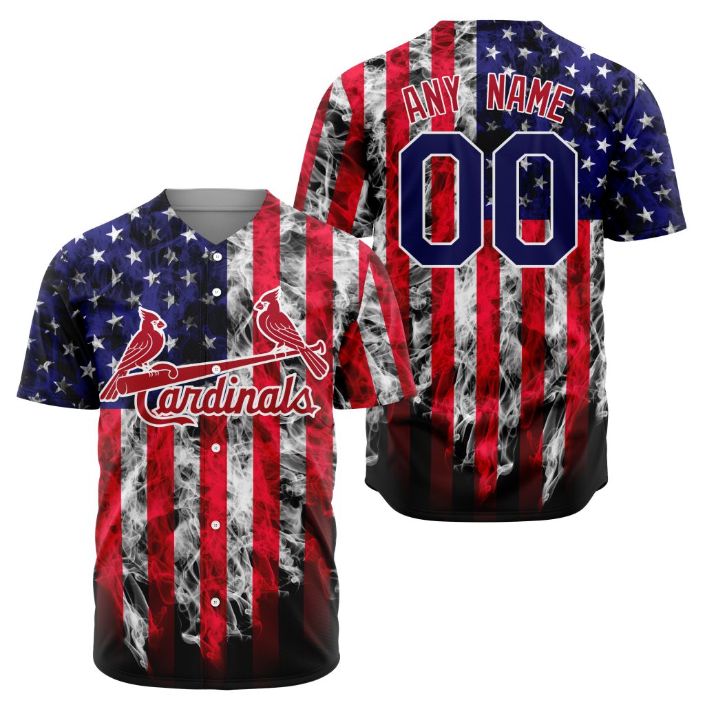 Mlb St. Louis Cardinals Special Independence Day 4th Of July Design