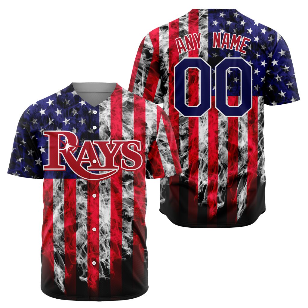 Mlb Tampa Bay Rays Special Independence Day 4th Of July Design