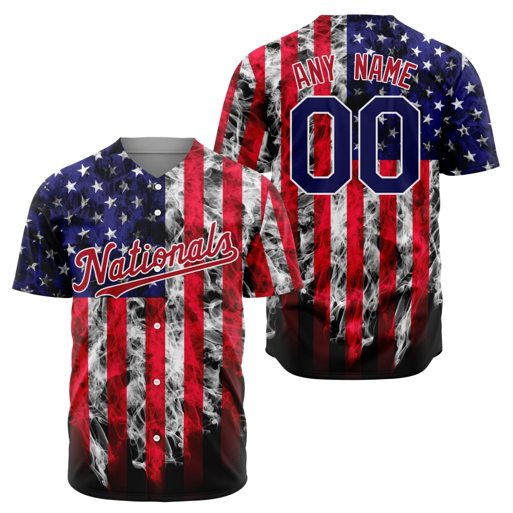 Mlb Washington Nationals Special Independence Day 4th Of July Design