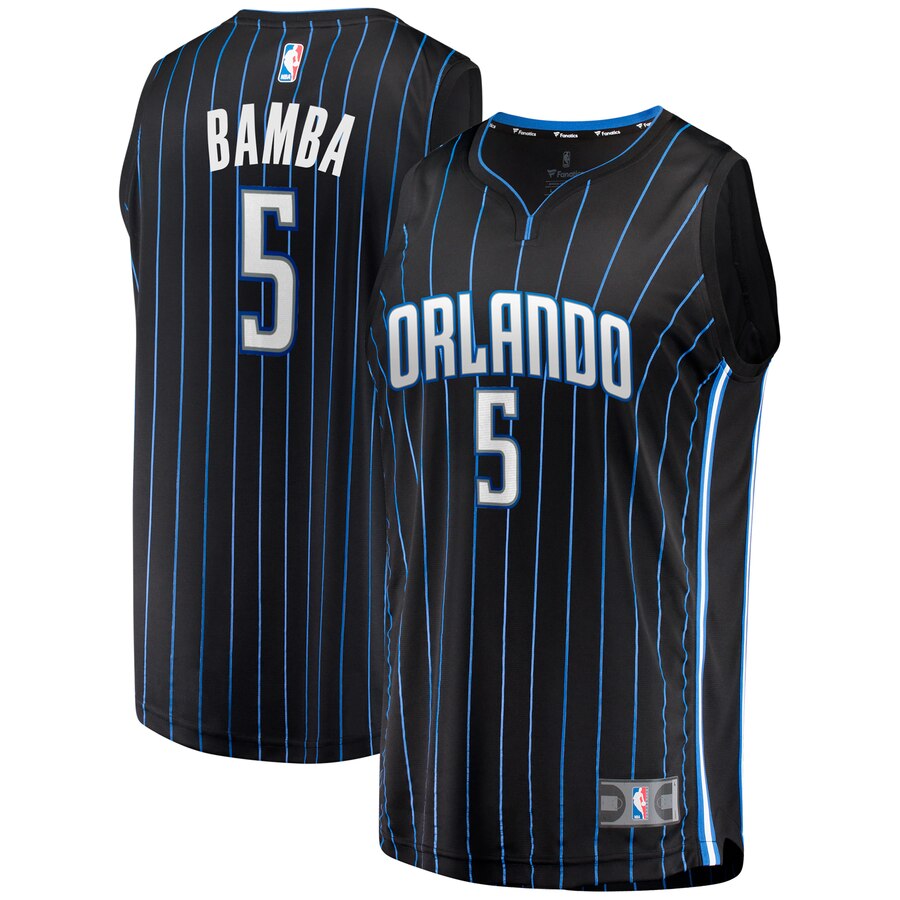 Mohamed Bamba Orlando Magic Fanatics Branded 2019 Fast Break Replica Player Jersey Black - Icon Edition