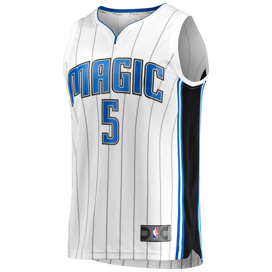 Alternative view of Mohamed Bamba Orlando Magic Fanatics Branded Fast Break Jersey - Association Edition - White