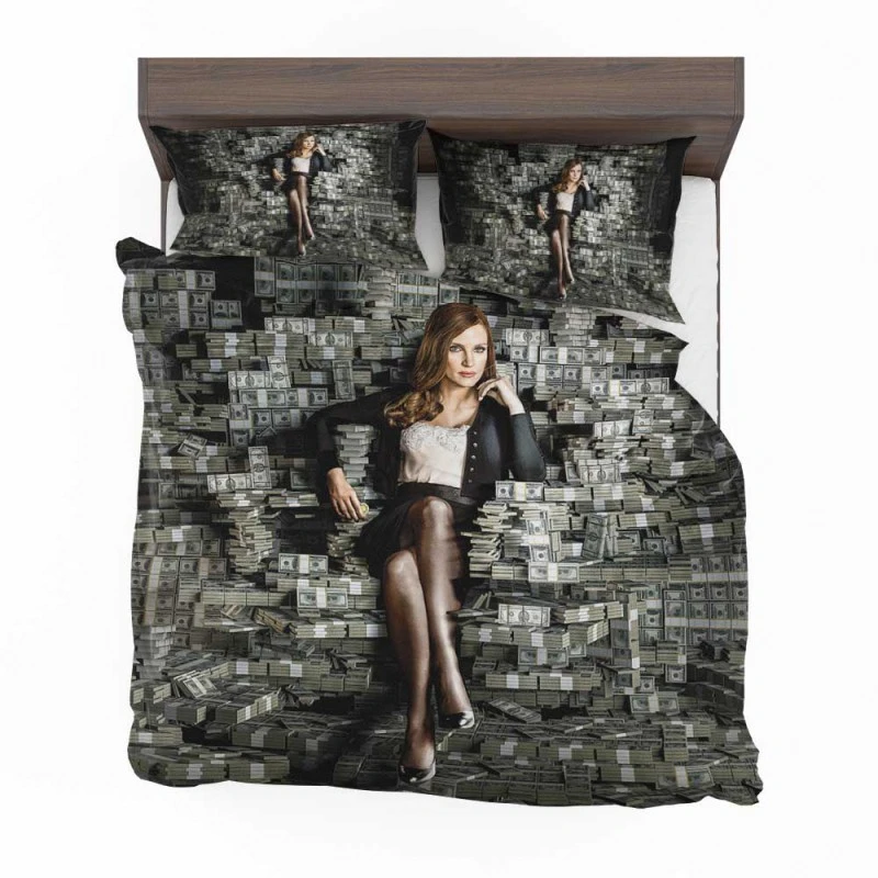 Alternative view of Mollys Game Movie Jessica Chastain Bedding Set - Custom Bedding Set