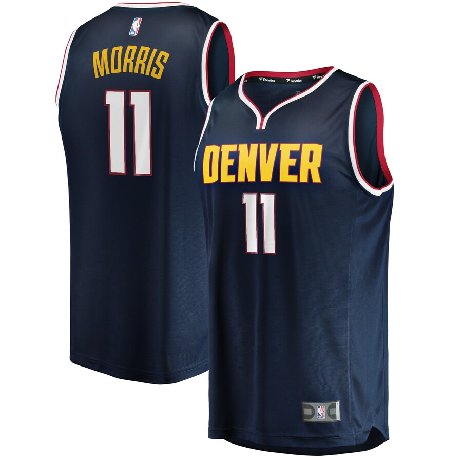 Monte Morris Denver Nuggets Fanatics Branded Youth Fast Break Player Basketball Jersey - Icon Edition - Navy