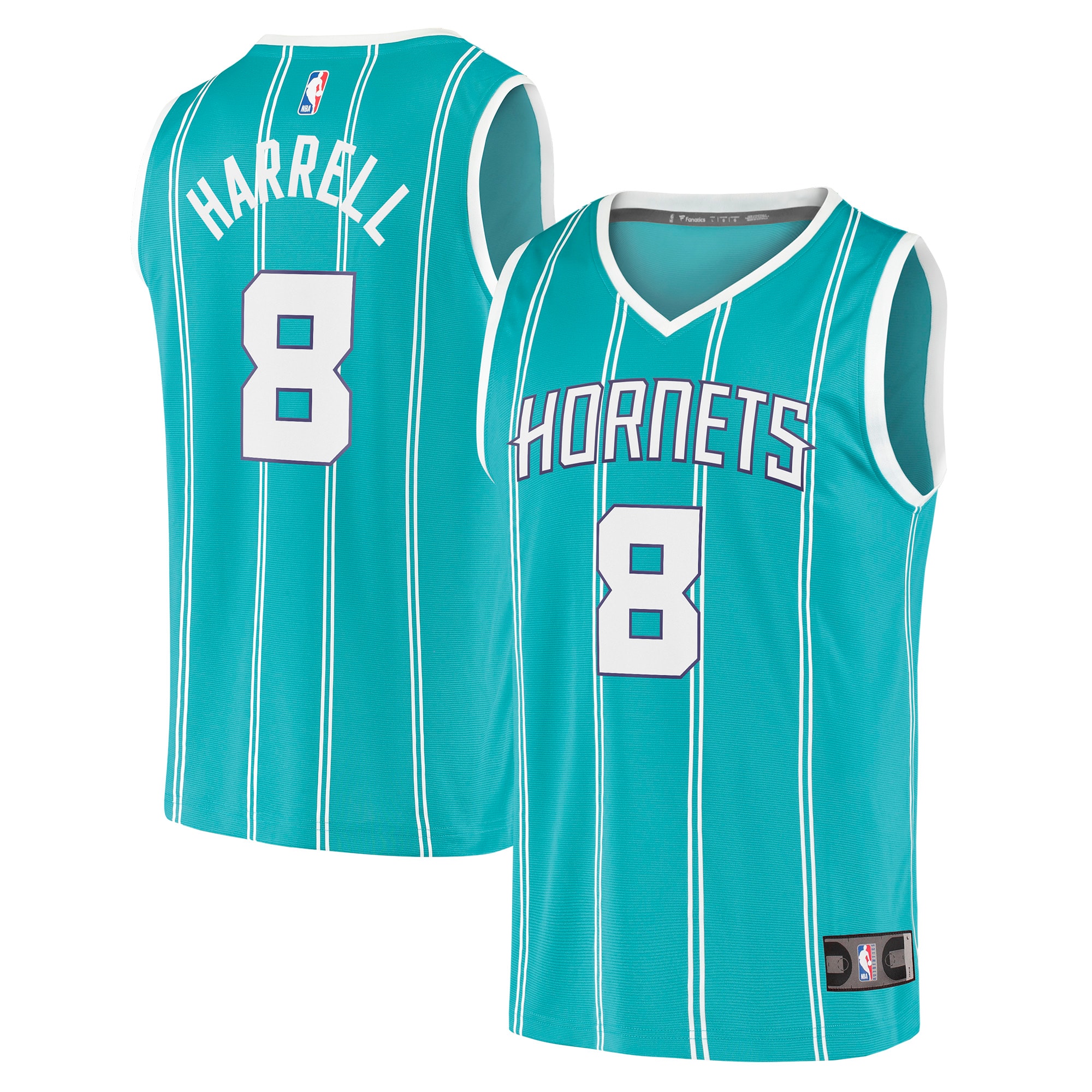 Montrezl Harrell Charlotte Hornets Fanatics Branded Youth 2021/22 Fast Break Replica Basketball Jersey - Icon Edition - Teal