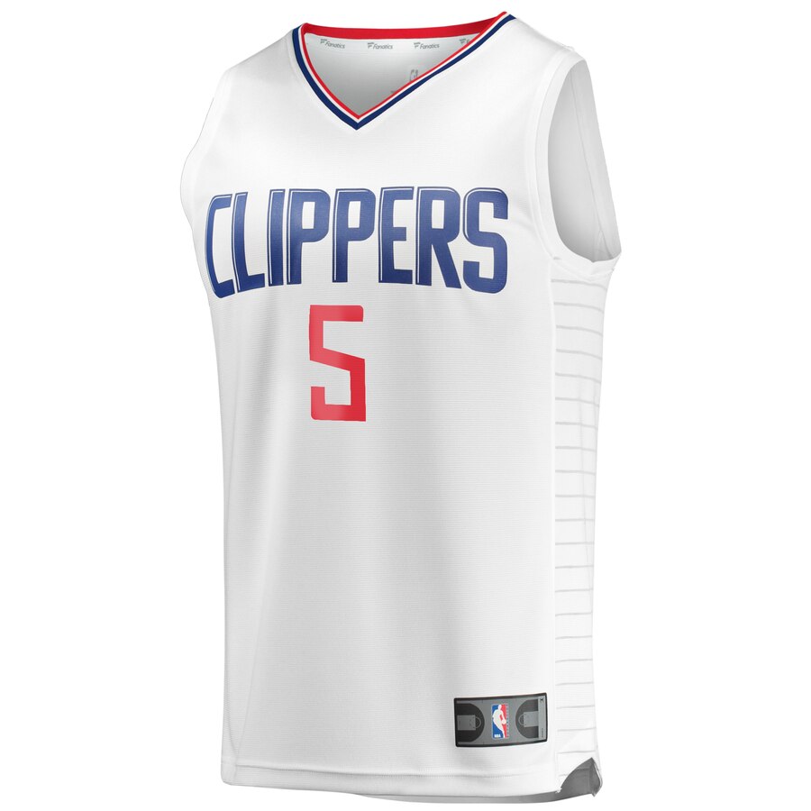 Alternative view of Montrezl Harrell La Clippers Fanatics Branded Youth Fast Break Player Basketball Jersey - Association Edition - White