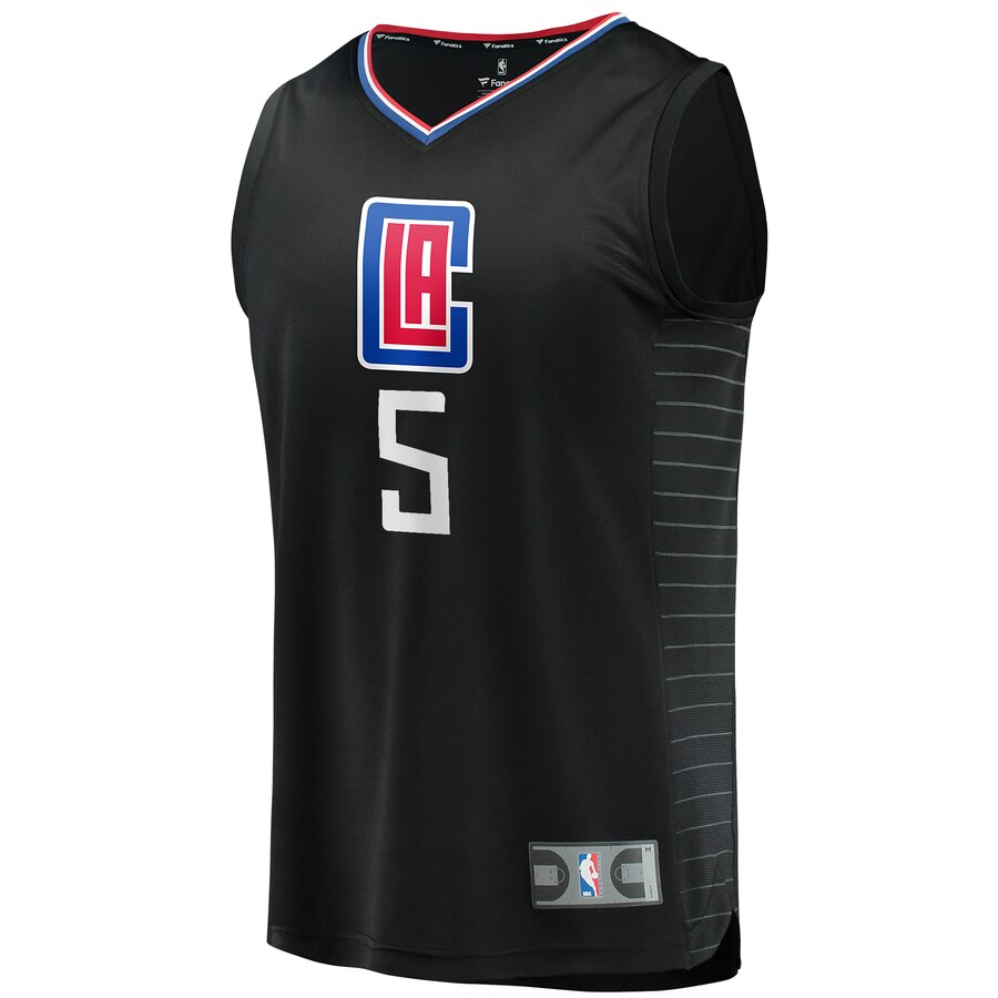 Alternative view of Montrezl Harrell La Clippers Fanatics Branded Youth Fast Break Player Basketball Jersey - Statement Edition - Black