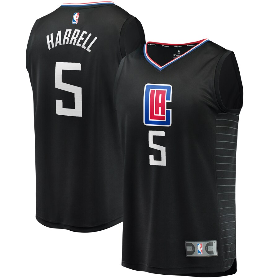 Montrezl Harrell La Clippers Fanatics Branded Youth Fast Break Player Basketball Jersey - Statement Edition - Black