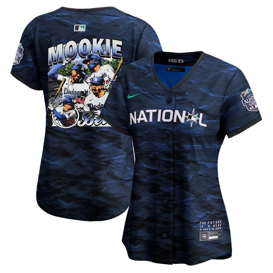 Mookie Betts 50 Los Angeles Dodgers Stadium 2023 All-Star Game Limited Player Women Baseball Jersey - Royal 