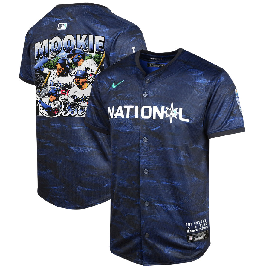 Mookie Betts 50 Los Angeles Dodgers Stadium 2023 All-Star Game Limited Player YOUTH Baseball Jersey - Royal 