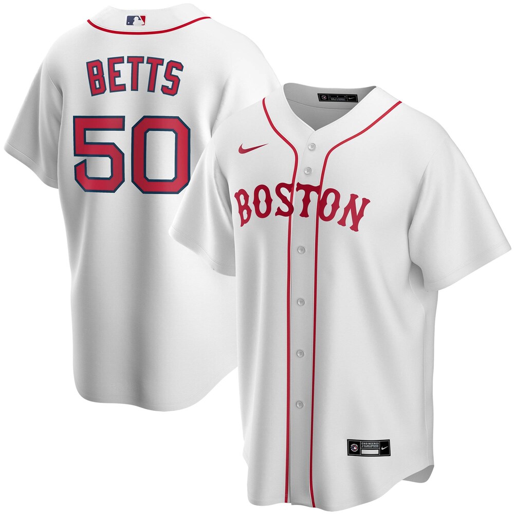 Mookie Betts Boston Red Sox Alternate 2020 Player Jersey - White