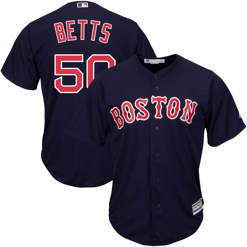 Mookie Betts Boston Red Sox Majestic Big & Tall Alternate Cool Base Player Baseball Jersey - Navy