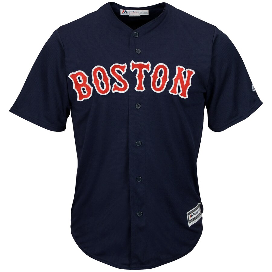 Alternative view of Mookie Betts Boston Red Sox Majestic Cool Base Player Baseball Jersey – Navy