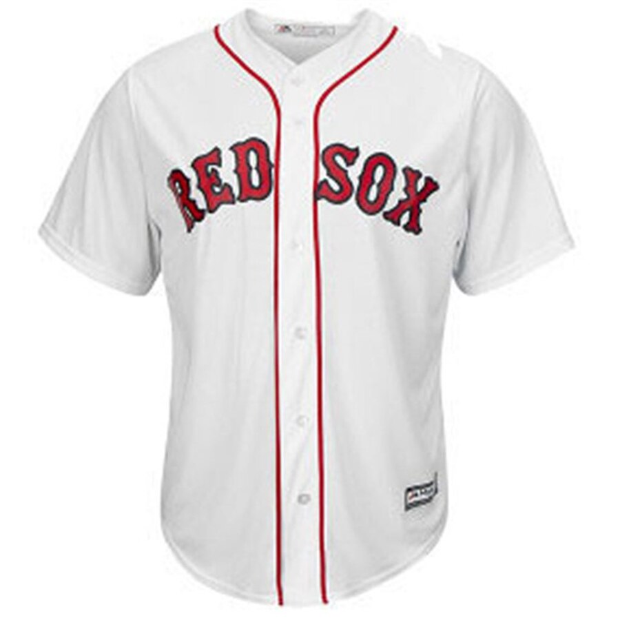 Alternative view of Mookie Betts Boston Red Sox Majestic Home Big And Tall Cool Base Player Baseball Jersey - White