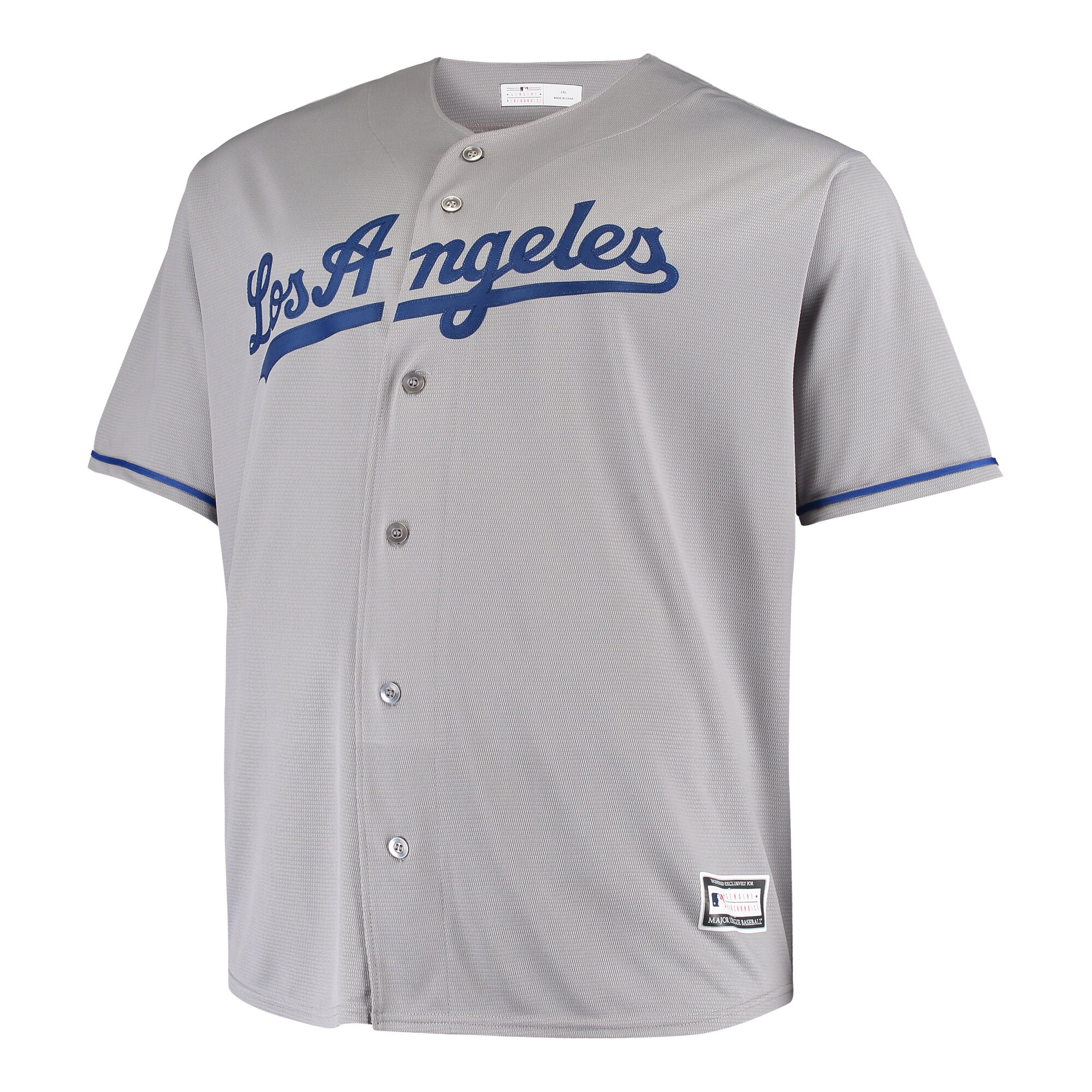 Alternative view of Mookie Betts Los Angeles Dodgers Big & Tall Replica Player Baseball Jersey - Gray