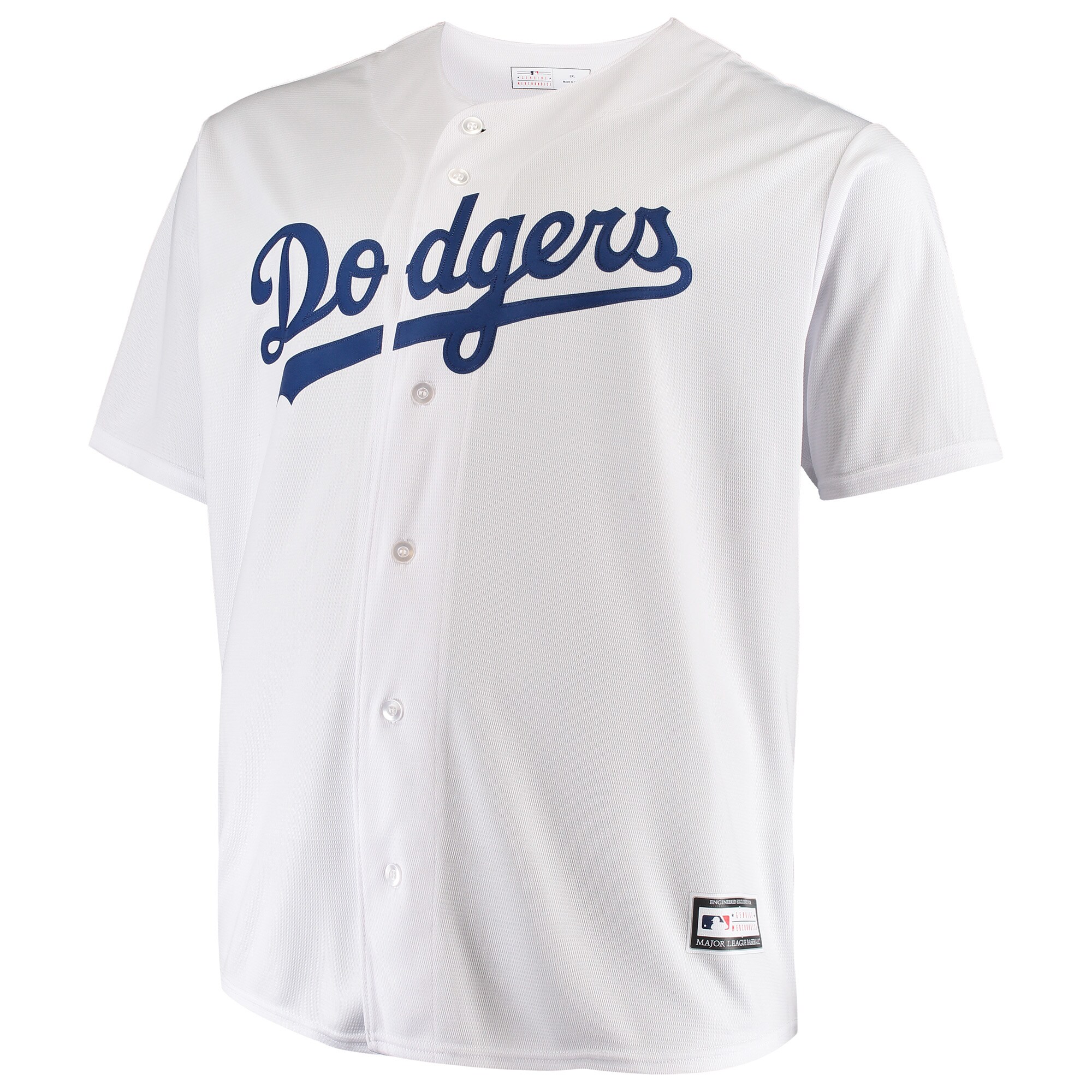 Alternative view of Mookie Betts Los Angeles Dodgers Big & Tall Replica Player Baseball Jersey - White